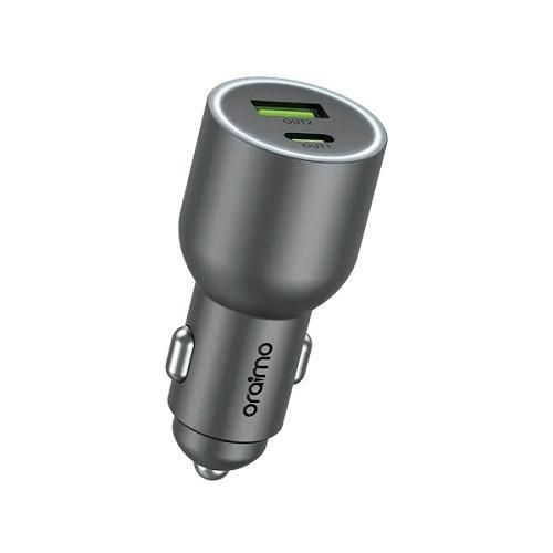 Oraimo Powerdrive 7691 Pro – 69W Dual Super Fast Car Charger (Type-C + Usb-A)