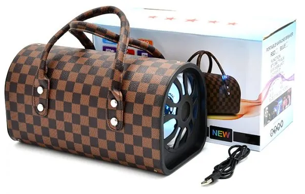 Ttd-501 Handbag Wireless Bluetooth Speaker — Portable Mp3 Player With Fm Radio