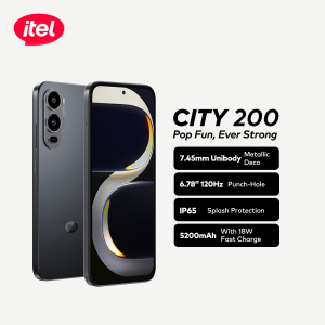 Itel City 200 — Ultra-Slim 7.45Mm, 6.78" Display, 128Gb Rom, 8Gb (4+4Gb) Ram, Ip65 Water Resistant, 5000Mah Battery thumbnail 3