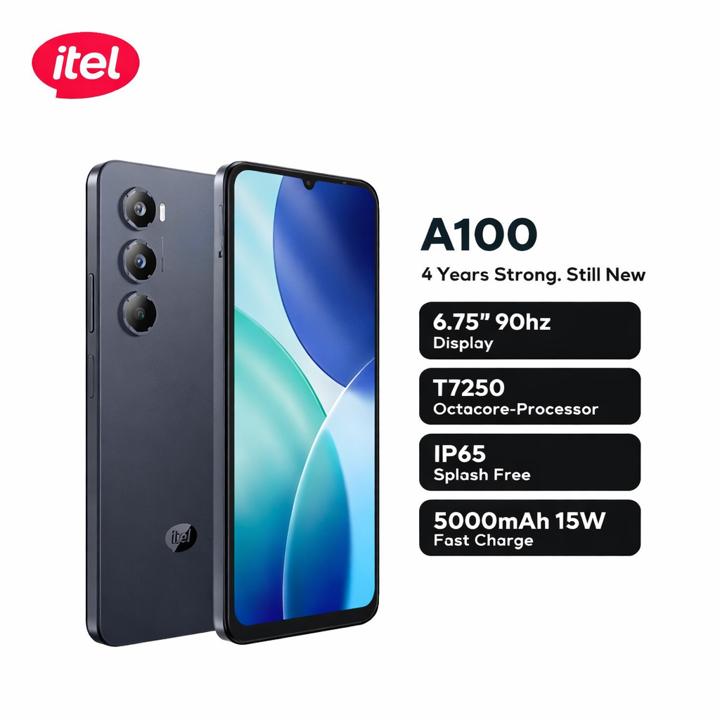 Itel A100 — 6.75" Display, 128Gb Rom, 3Gb Ram (4G Dual Sim) thumbnail 5