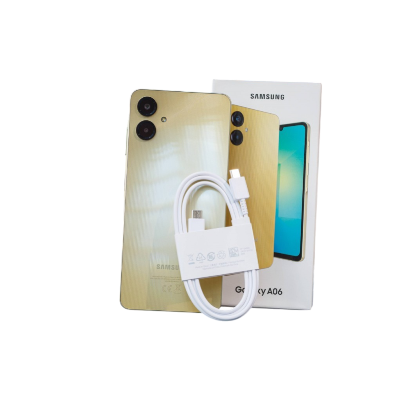 Samsung Galaxy A06 — 6.7" Hd+ Display, 128Gb Rom, 4Gb Ram, 50Mp Main Camera, Side Fingerprint, 5000Mah Battery