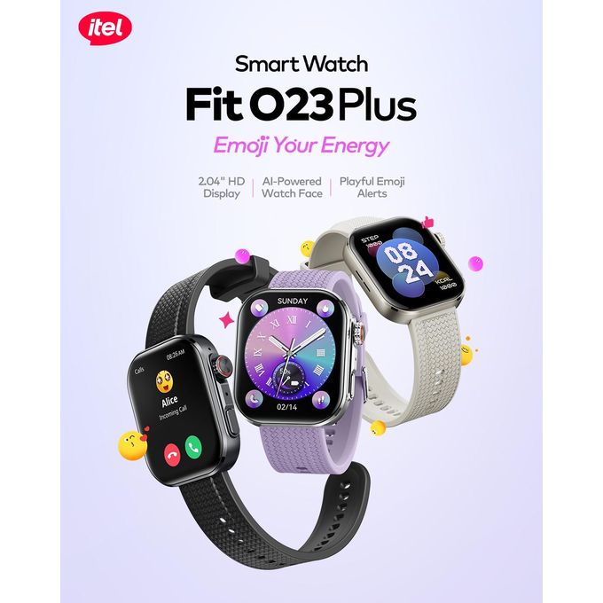 Itel Fit O23 Plus Smartwatch — 1.39" Ultra-Clear Hd Display, Premium Metallic Bezel, Bluetooth Calling, 24/7 Health Tracker, Ip68 Waterproof thumbnail 2