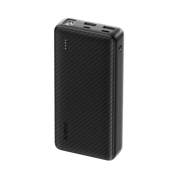 Oraimo Traveler 15 Power Bank — 20000Mah, 15W Type-C Fast Charging & Built-In Led Torch