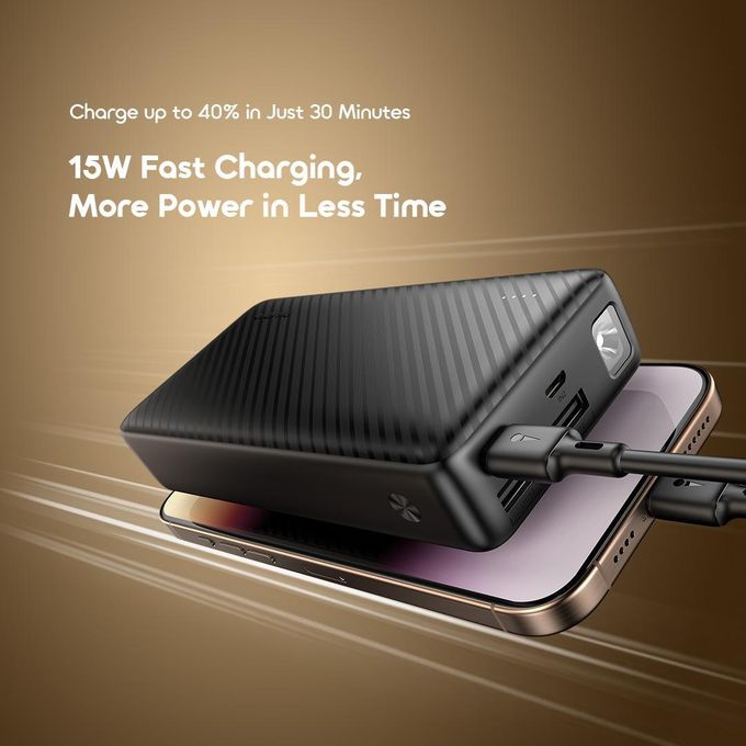 Oraimo Traveler 15 Power Bank — 20000Mah, 15W Type-C Fast Charging & Built-In Led Torch thumbnail 4