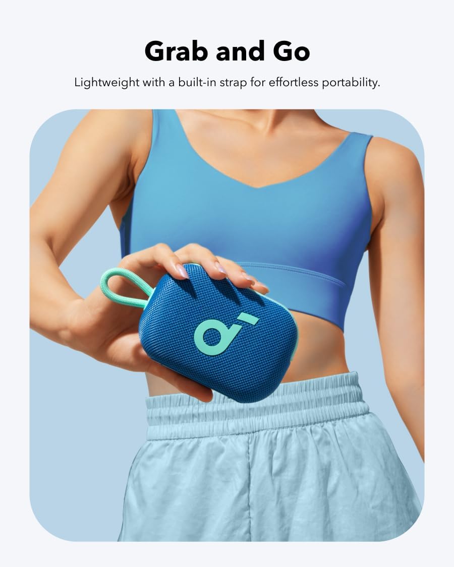 Anker Soundcore Select 4 Go Bluetooth Shower Speaker — Blue thumbnail 4