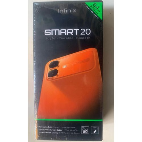 Infinix Smart 20 6.78" 4Gb Ram/128Gb Rom Android 16 - Sunlike Orange thumbnail 3