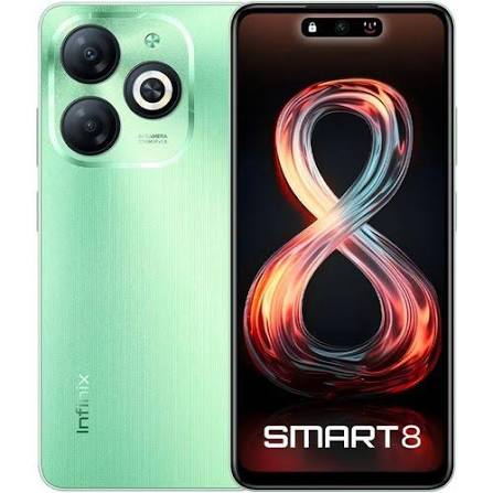 Infinix Smart 8 6.6" 4Gb Ram/64Gb Rom 4G - Crystal Green