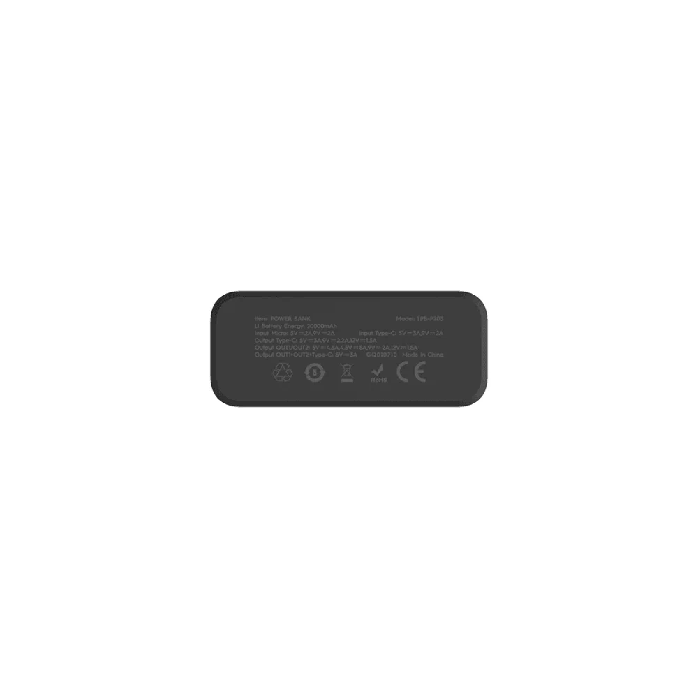 Tecno 20000Mah 22.5W Multi-Output Fast Charging Power Bank (Omni Tank / Tpb-P204Q) thumbnail 2