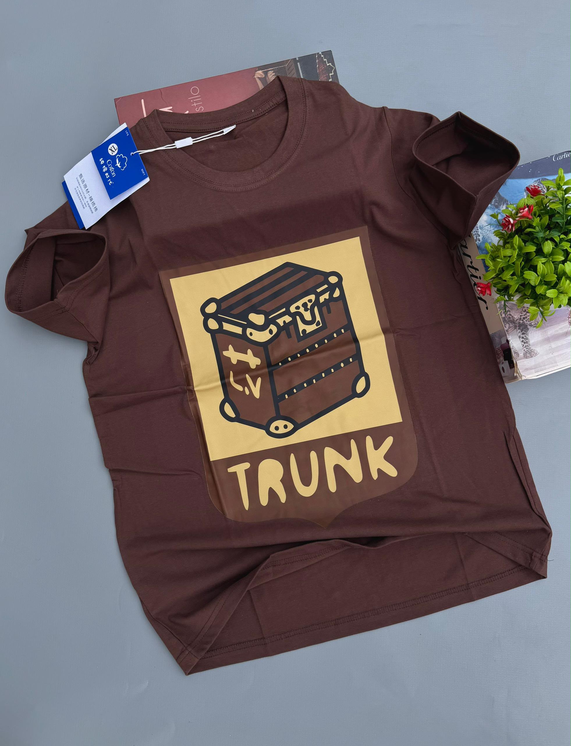 Oversized Vintage Speed Graphic Cotton T-Shirt thumbnail 2