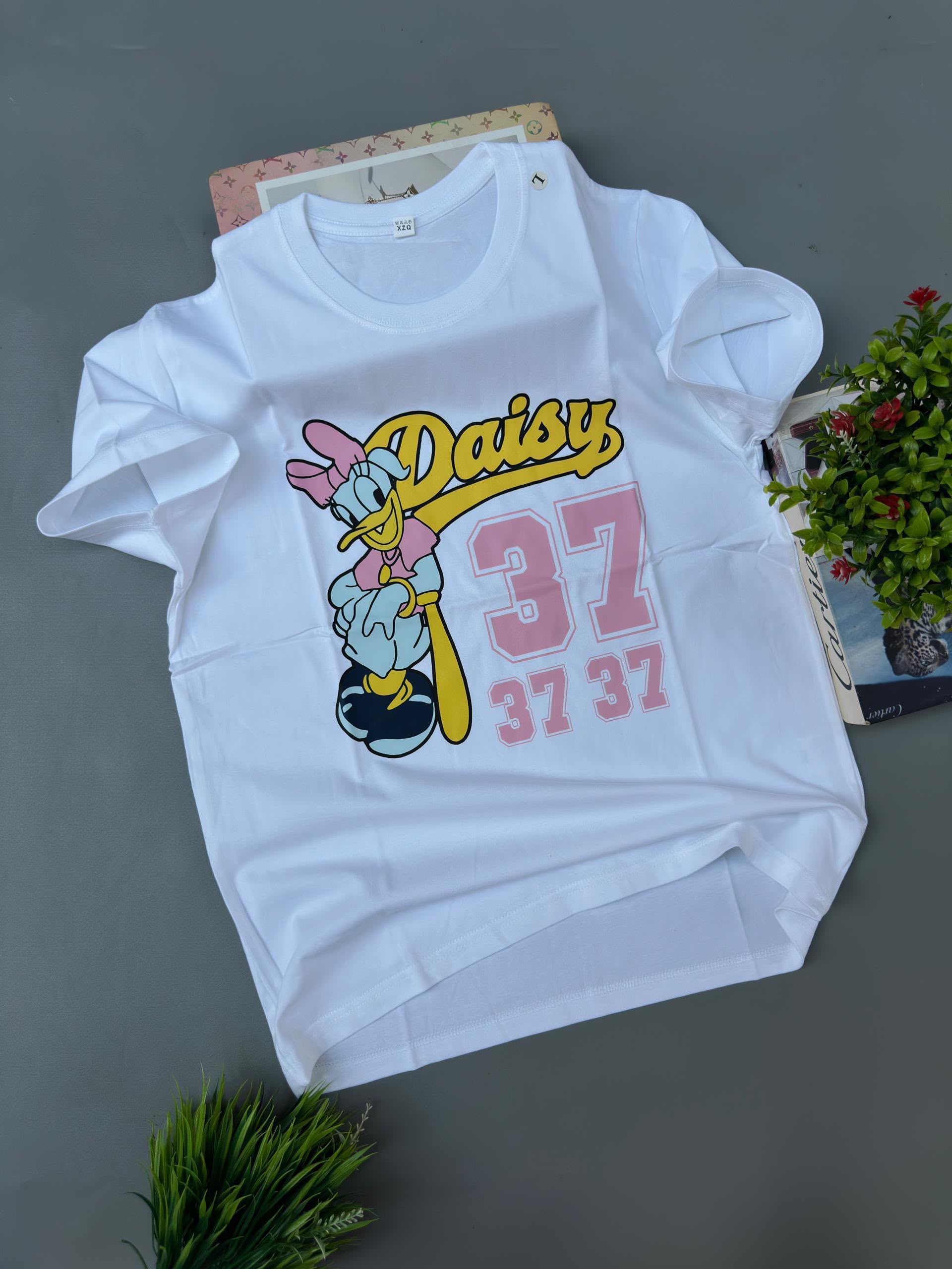 Women's Casual Loose Fit Graphic Printed Crew Neck Top thumbnail 2