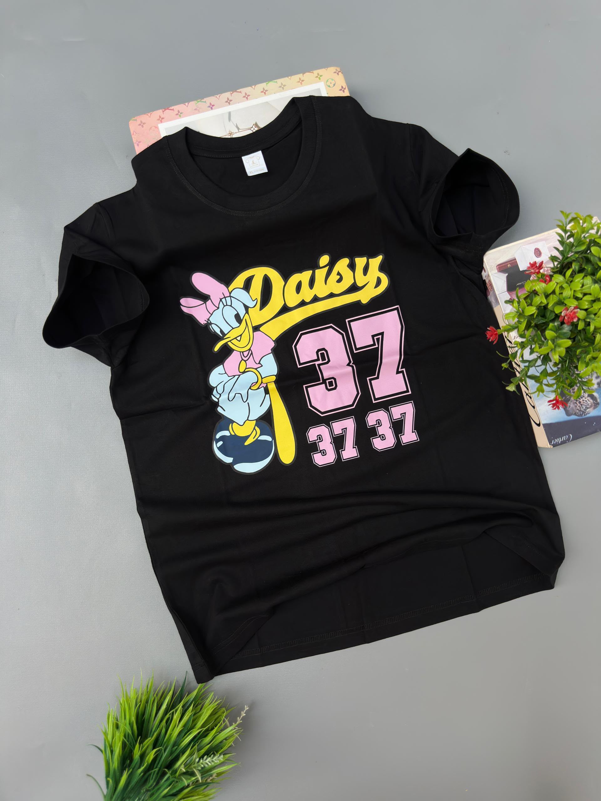 Women's Casual Loose Fit Graphic Printed Crew Neck Top