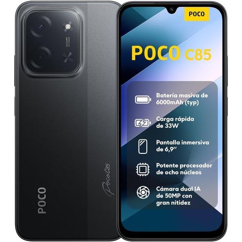 Poco C85 6.9" 6Gb Ram / 128Gb Rom Xiaomi Hyperos - Black
