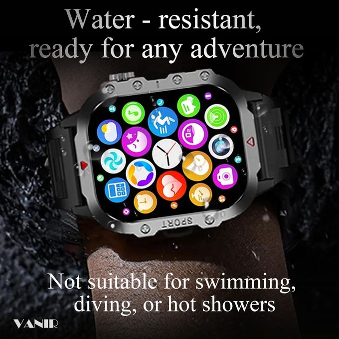 Vanir Amoled Smart Watch (2.01-Inch Screen, Bluetooth Calling, Ip68 Waterproof) thumbnail 2