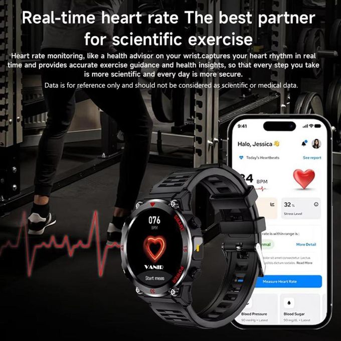 Vanir Hd Large Display Smartwatch (Bluetooth Calling Edition) thumbnail 4