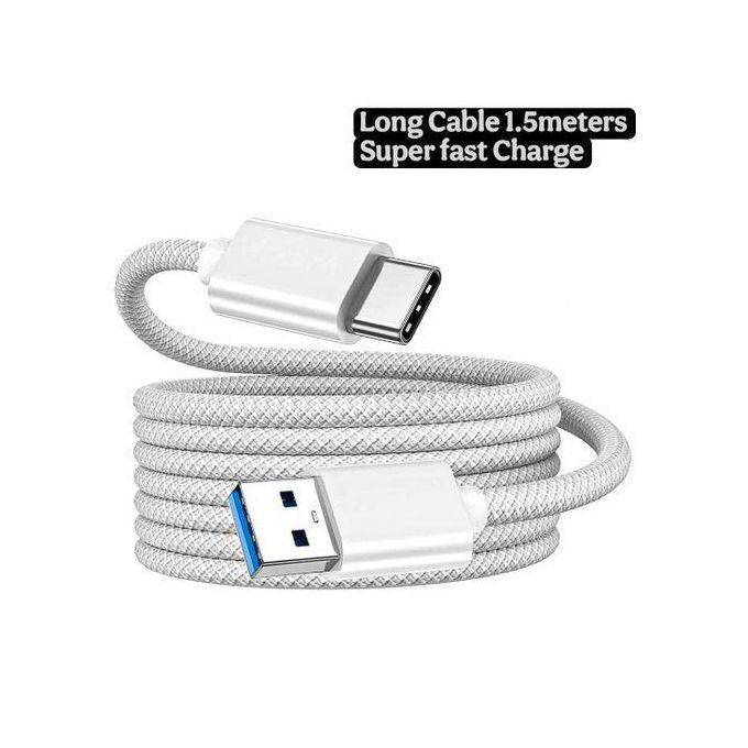 Type A1 20W 1.5-Meter Fast Charge Type-C Usb Charging Cable (Wtpcbraid)