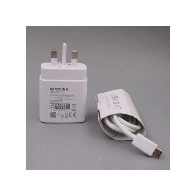 Samsung 45W Usb Type-C To Type-C Super Fast Original Charger (White) thumbnail 3