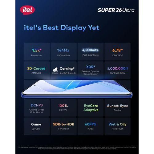 Itel Super 26 Ultra 6.78" Curved Amoled, 128Gb + 8Gb Ram, 50Mp, 6000Mah thumbnail 4