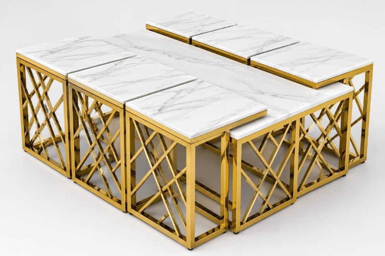 Modern & Stylish Turkey Nesting Center Coffee Table Set