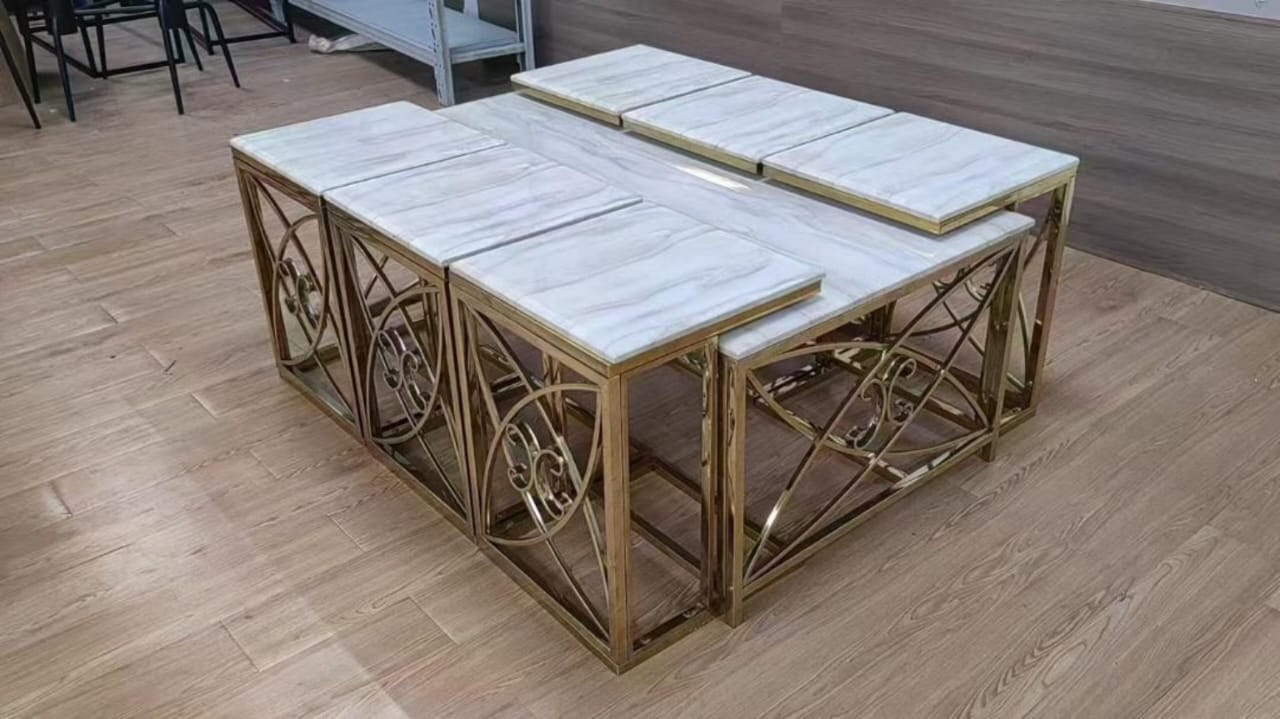 Modern & Stylish Turkey Nesting Center Coffee Table Set thumbnail 2