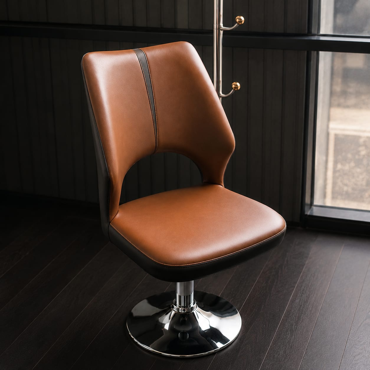 Modern Ergonomic Swivel Accent Chair