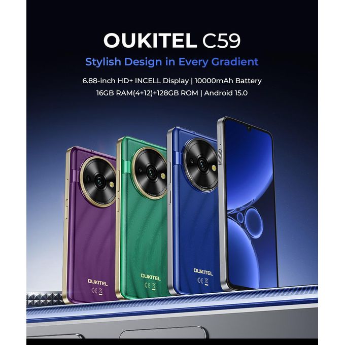 Oukitel C59 (16Gb Ram/128Gb Rom, Gray) thumbnail 2