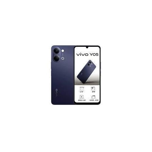 Vivo Y05, 6.74", 4Gb Ram + 64Gb (Dual Sim), 6500Mah - Black