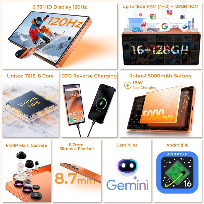 Oukitel C66 (16Gb Ram/128Gb Rom, Dark Grey) thumbnail 2