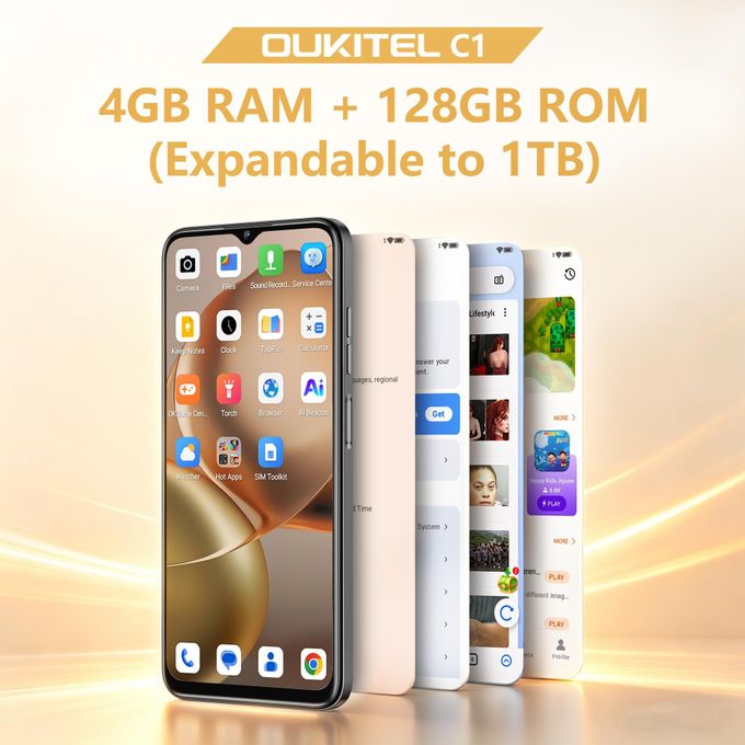 Oukitel C1 5G (4Gb Ram/128Gb Rom, Black) thumbnail 2