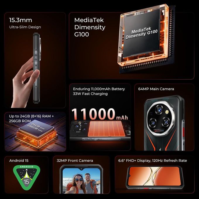 Oukitel Wp55S Rugged 256Gb Smartphone (8Gb/256Gb) thumbnail 2