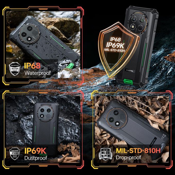 Oukitel Wp28E Rugged Smartphone (16Gb/64Gb, Orange) thumbnail 2