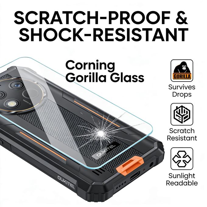 Oukitel Wp28E Rugged Smartphone (16Gb/64Gb, Orange) thumbnail 3