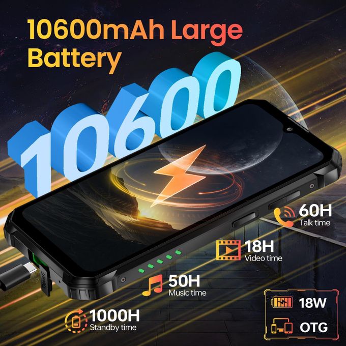 Oukitel Wp28E Rugged Smartphone (16Gb/64Gb, Orange) thumbnail 4