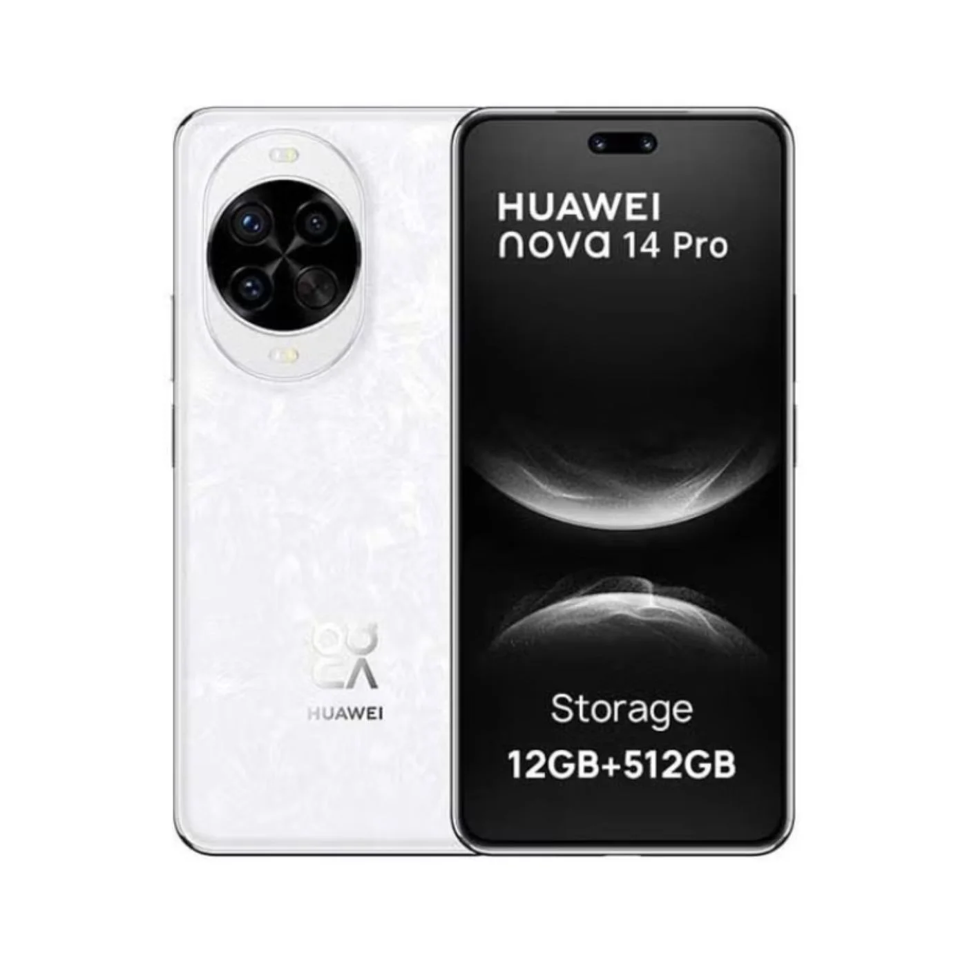 Huawei Nova 14 Pro 4G (12Gb Ram, 512Gb Rom, White) thumbnail 2
