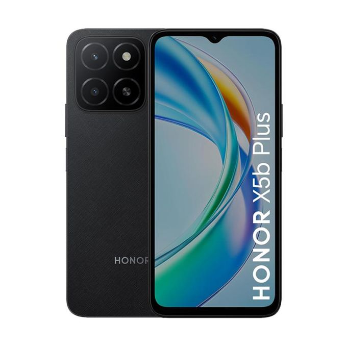 Honor X5B Plus (4Gb Ram + 128Gb Rom, Dual Sim, Midnight Black)