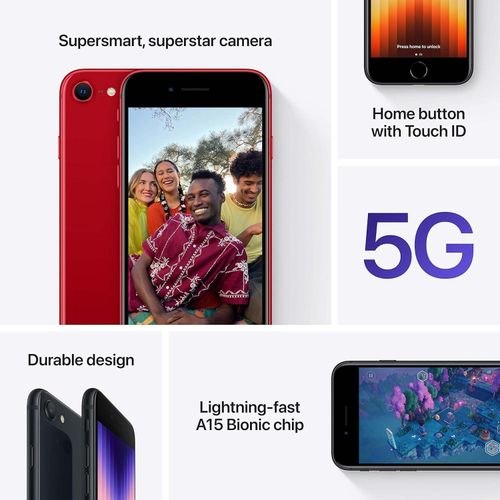 Apple Iphone Se (3Rd Generation) (128Gb) - (Product)Red thumbnail 3