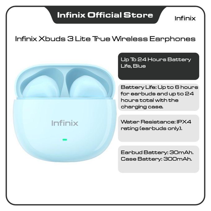 Infinix Xbuds 3 Lite True Wireless Earphones (Blue)