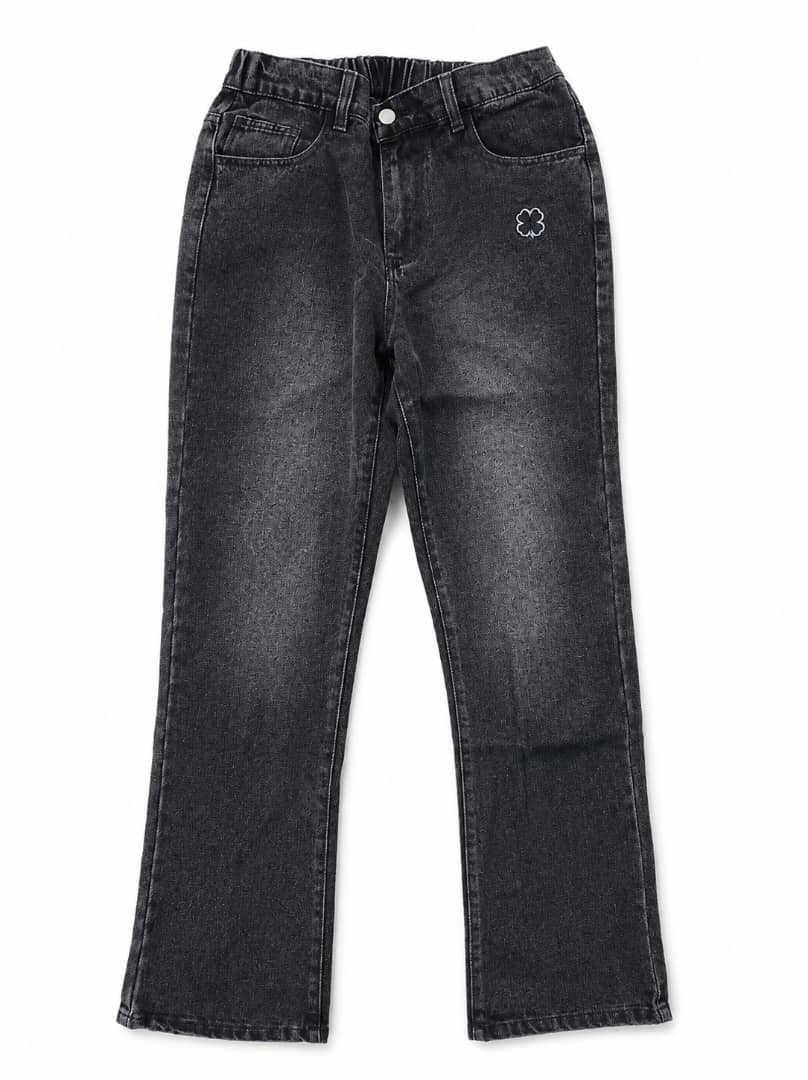 Dip-Dye Ombre Straight Leg Denim