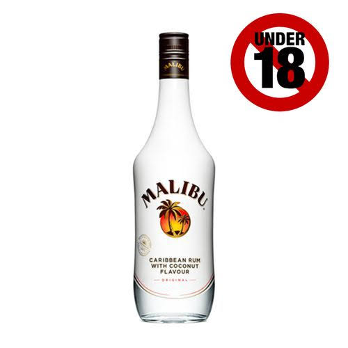 Malibu Coconut Flavoured Caribbean White Rum 70Cl