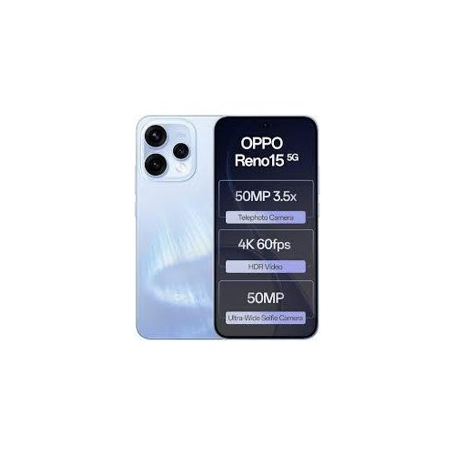 Oppo Reno 15F 5G (12Gb Ram, 512Gb Rom, Aurora Blue) thumbnail 3