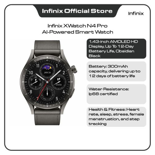Infinix Xwatch N4 Pro Ai-Powered Smart Watch (Model: Xw4E)