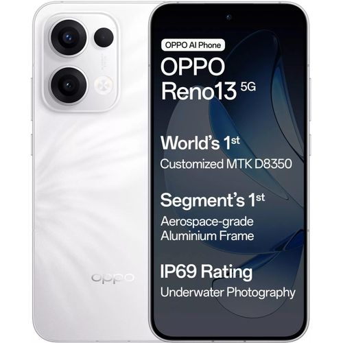 Oppo Reno 13 5G, 6.59" (512Gb Rom, 12Gb Ram), Plume White thumbnail 2