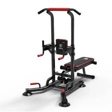Multi-Function Power Tower With Bench & Push-Up Station