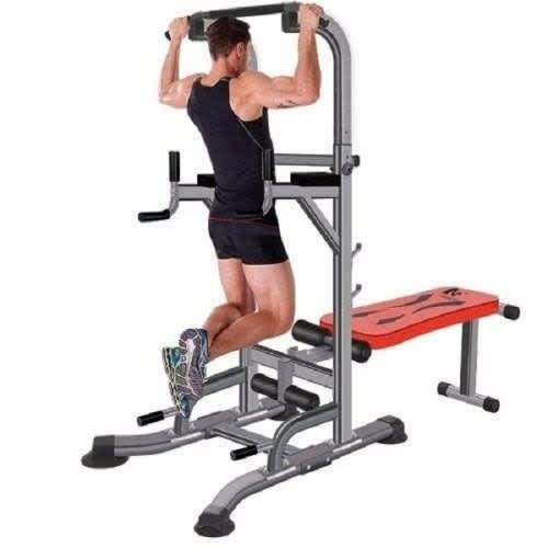 Multi-Function Power Tower With Bench & Push-Up Station thumbnail 2