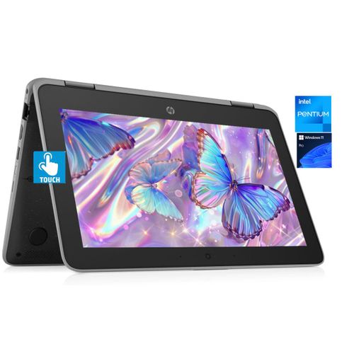 Hp Probook 11 Touch Laptop (Intel Pentium Quad Core, 4Gb Ram, 256Gb Ssd, Windows 11 Pro) + Mouse & Usb Light thumbnail 4