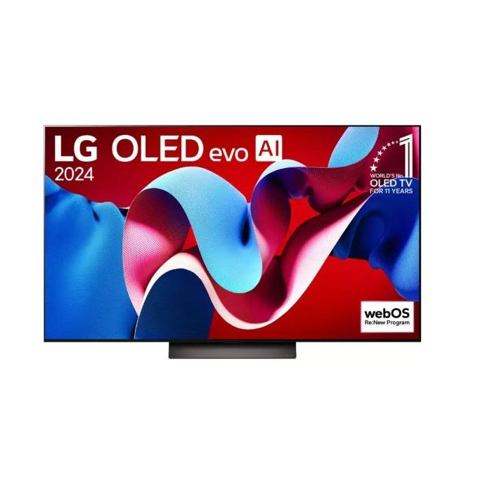 Lg Tv Oled 55 Inch C4 4K Smart Tv Ai Magic Remote Dolby Vision Webos24 (2024 Model)
