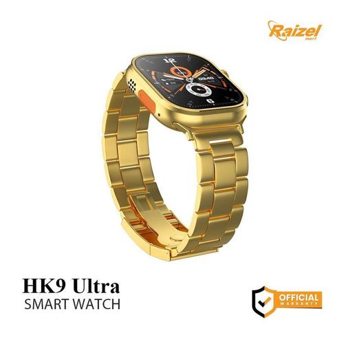 Amoled Smart Watch 2.05" Hd Screen Fitness Tracker Golden Ultra Max - Gold thumbnail 2