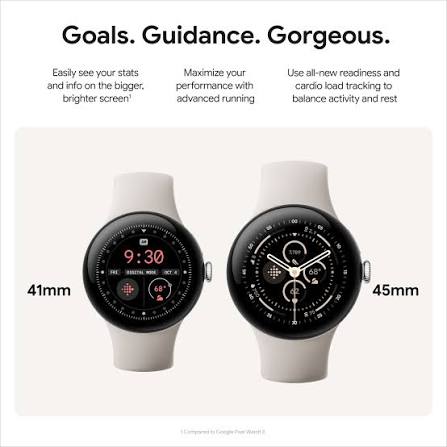 Google Pixel Watch 3 - 41Mm (Wi-Fi/Bt) - Porcelain Band thumbnail 2