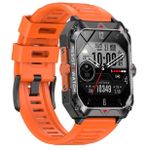 2026 Military Smart Watch - 2.02" Hd Screen Outdoor Tactical Smartwatch - Black / Interchangeable Straps