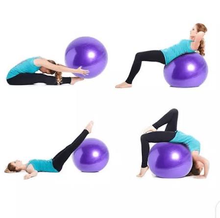 Anti-Burst Gym Ball & Swiss Fitness Stability Ball