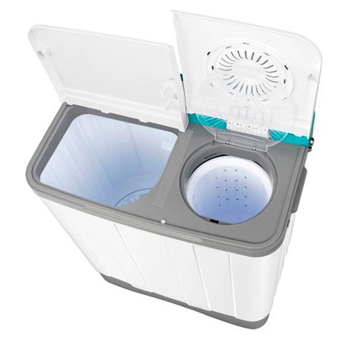 Hisense 11Kg Twin Tub Washing Machine (Wm Wsrb 113) - White/Green thumbnail 5